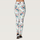 Colorful spring blob Pattern Leggings (Achterkant)