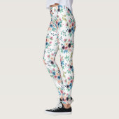 Colorful spring blob Pattern Leggings (Links)