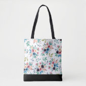 Colorful spring blob Pattern Tote Bag (Voorkant)
