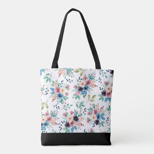 Colorful spring blob Pattern Tote Bag (Achterkant)