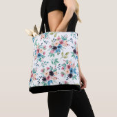 Colorful spring blob Pattern Tote Bag (Dichtbij)