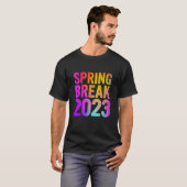 Colorful Spring Break 2023 Style Matching Group T-shirt (Voorkant volledig)