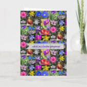 colorful spring - card kaart (Achterkant)