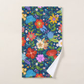 Colorful Spring Flowers Bad Handdoek (Handdoek)