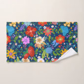 Colorful Spring Flowers Bad Handdoek (Handdoek)