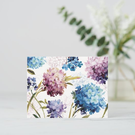Colorful Spring Flowers Briefkaart (Staand voorkant)