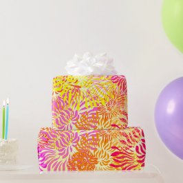 Colorful Spring Flowers Cadeaupapier