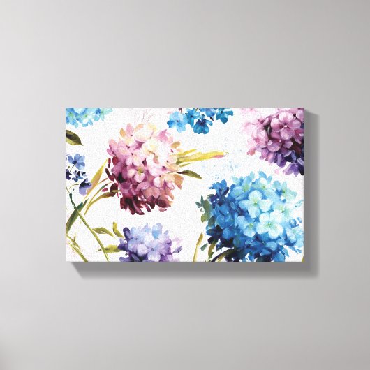 Colorful Spring Flowers Canvas Afdruk (Voorkant)