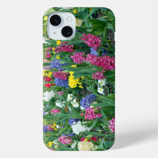 Colorful Spring Flowers iPhone 15 Mini Hoesje