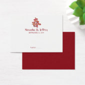 Colorful Spring Flowers Chun Chinese kalligrafie Visitekaartjes (Bureau)