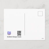 Colorful Spring Flowers Collage DIY Postcard Feestdagenkaart (Achterkant)