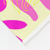 Colorful Spring Flowers Fleece Deken (Hoek)