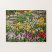 Colorful Spring Flowers in full bloom Legpuzzel (Horizontaal)