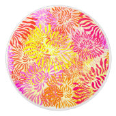 Colorful Spring Flowers Keramische Knop (Voorkant)
