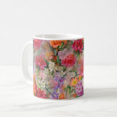 Colorful Spring Flowers Koffiemok (Voorkant links)