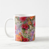 Colorful Spring Flowers Koffiemok (Links)