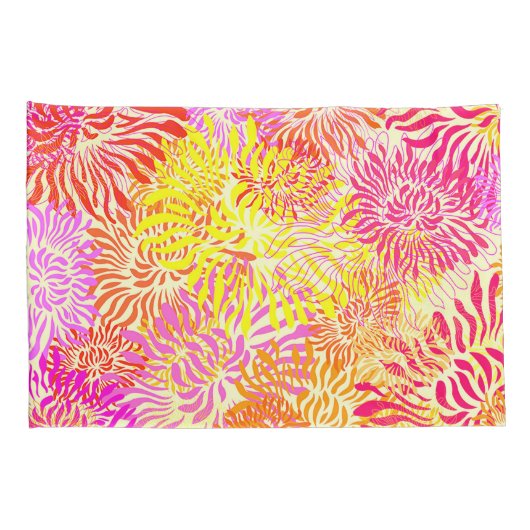 Colorful Spring Flowers Kussensloop (Achterkant-Rechts)