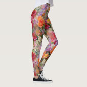 Colorful Spring Flowers Leggings (Rechts)