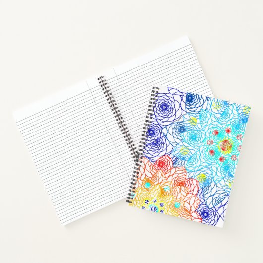 Colorful Spring Flowers Notitieboek (Binnen)