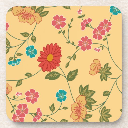 Colorful Spring Flowers Onderzetter (Voorkant)