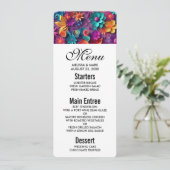 Colorful Spring Flowers Patroon Kaart (Staand voorkant)