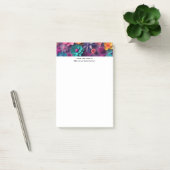 Colorful Spring Flowers Patroon Post-it® Notes (Kantoor)