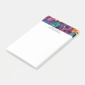 Colorful Spring Flowers Patroon Post-it® Notes (Schuin)