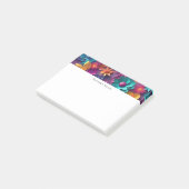 Colorful Spring Flowers Patroon Post-it® Notes (Schuin)