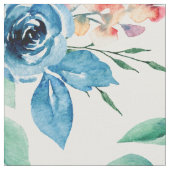 Colorful Spring Flowers Patroon Stof (Close Up)