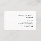 Colorful Spring Flowers Patroon Visitekaartje (Achterkant)