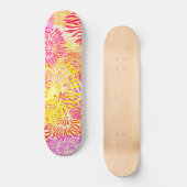 Colorful Spring Flowers Persoonlijk Skateboard (Voorkant)
