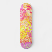 Colorful Spring Flowers Persoonlijk Skateboard (Voorkant)
