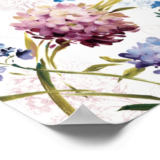 Colorful Spring Flowers Poster (Hoek)