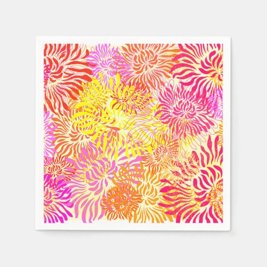 Colorful Spring Flowers Servet (Voorkant)