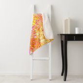 Colorful Spring Flowers Sherpa Deken (In situ)