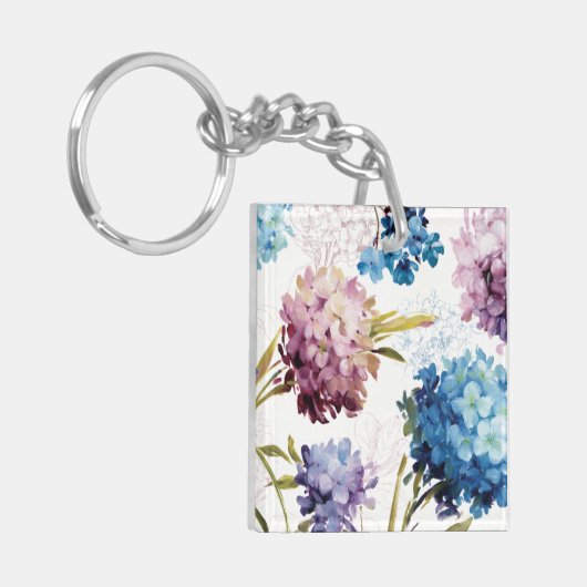 Colorful Spring Flowers Sleutelhanger (Voorkant Links)