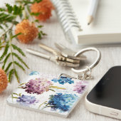 Colorful Spring Flowers Sleutelhanger (Voorkant Rechts)