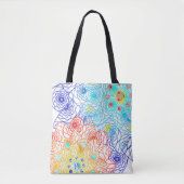 Colorful Spring Flowers Tote Bag (Voorkant)