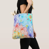 Colorful Spring Flowers Tote Bag (Dichtbij)