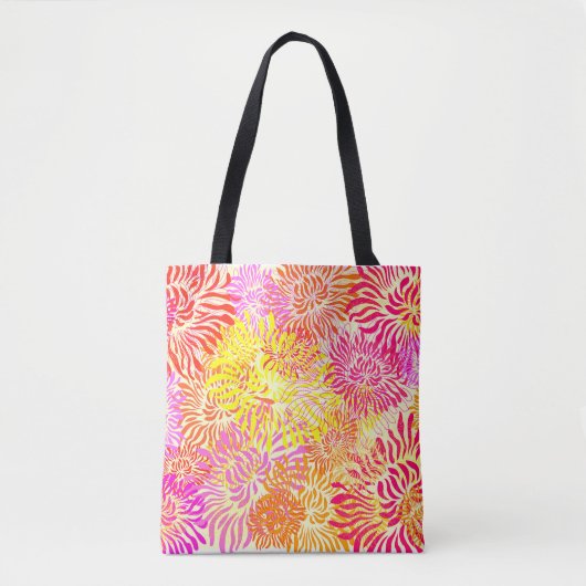 Colorful Spring Flowers Tote Bag (Voorkant)