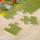 Colorful Spring Flowers with Tulps and Daffodils Legpuzzel (Zijkant)