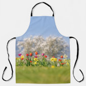 Colorful Spring Flowers with Tulps and Daffodils Schort (Voorkant)