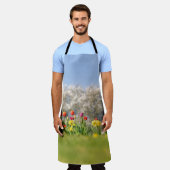 Colorful Spring Flowers with Tulps and Daffodils Schort (Gedragen)