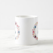 Colorful Spring Flowers Wreatcoffee Mok (Center)