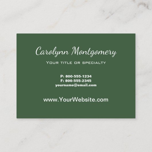 Colorful Spring Garden Bird Bath Visitekaartje (Achterkant)