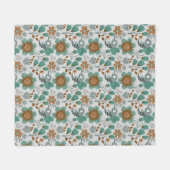 Colorful Spring Pattern Fleece Deken (Voorkant (Horizontaal))