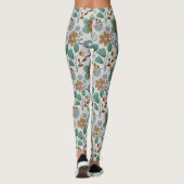 Colorful Spring Pattern Leggings (Achterkant)