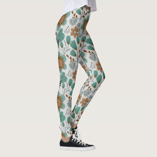 Colorful Spring Pattern Leggings (Rechts)