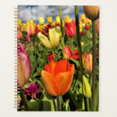 Colorful Spring Tulips Planner (Voorkant)