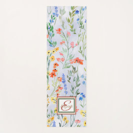 Colorful Spring Wildflower Meadow Yogamat